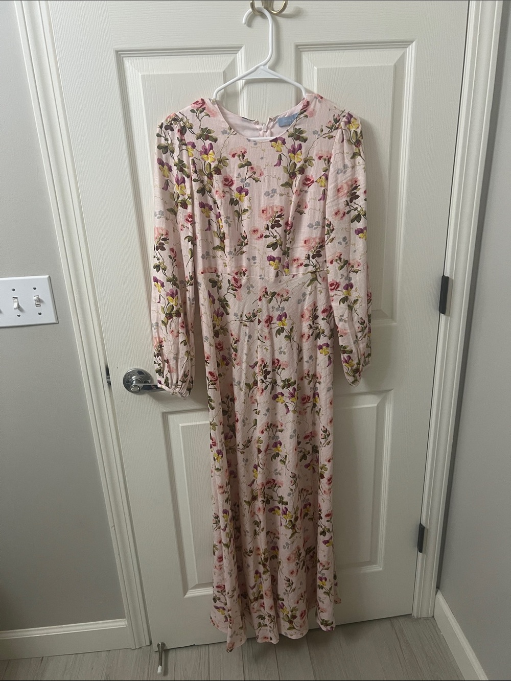 Hill House Pink Floral Maxi Dress